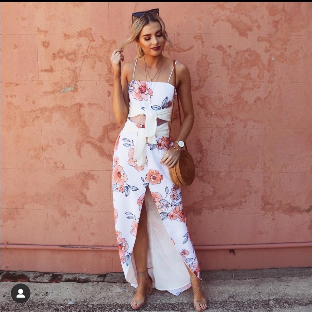 Sabo Skirt floral maxi dress